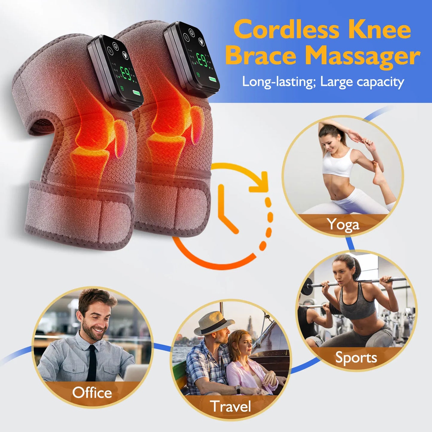 Electric Heated Knee Brace